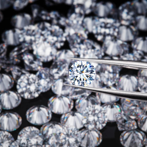 0.7-4.2mm Small Sizes DEF VVS-VS VS-SI Round Melee Lab Diamond Price Per Carat Excellent Cut HPHT Loose Melee Lab Grown Diamond