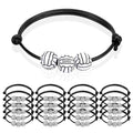 80 Colors Manufacturer Handmade Acrylic Baseball Softball Volleyball Football Beads Sports Charm Men Ladies Bracelet