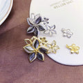 C094 925 Sterling Silver 18K Gold Plated Pearl Clasp for Jewelry Wholesale Metal Cord Ends Clasp Necklace or Bracelet Clasp