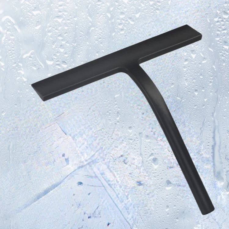 High-quality Custom 9 Inches Black Silicone Squeegee Reusable for French Window Glass Mirror Custom Washable Silicone Cleaning