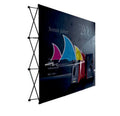 Trade Show Straight Tension Backdrops Folding Metal Wall Frame Portable Exhibition Advertising Pop up Display Stand
