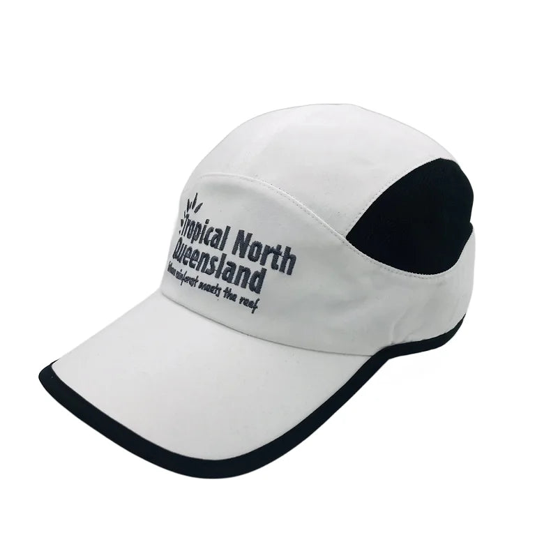 Custom Quick Dry Breathable Lightweight UV 50+ 100% Polyester Sporty Outdoor Sports Running Caps and Hats for Unisex
