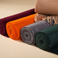 2025 Autumn Winter Factory Wholesale Top Grade Cashmere Long Solid Color Luxury Woven Breathable Women's Pashmina Scarf Gift