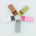 10g 15g 20g  pink White Black Silver square Sliding Metal Boxes for Sweets Pill Candy Mint Packaging Empty Small Tin Box