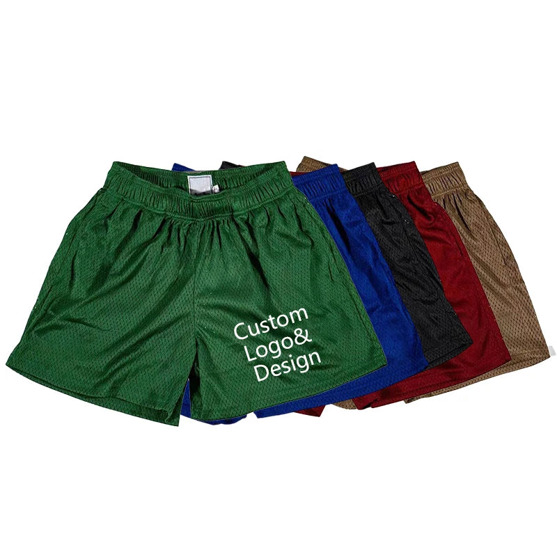 Women's Basic Summer Mesh Basketball Shorts for Sports Fitness Workout for Outdoor Activities