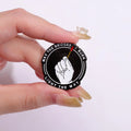 Match Brooch Enamel Pin I Burn Light the Way Hat Backpack Round Text Badge Metal May the Bridges Lapel Friends Gift Wholesale