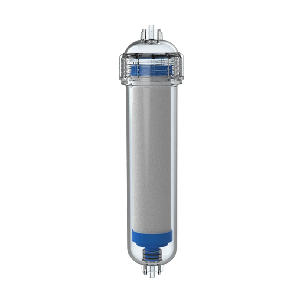 Refillable Reusable Filter Cartridge Housing Mini Clear Water Filter Housing for T33 Alkaline Filter Cartridge
