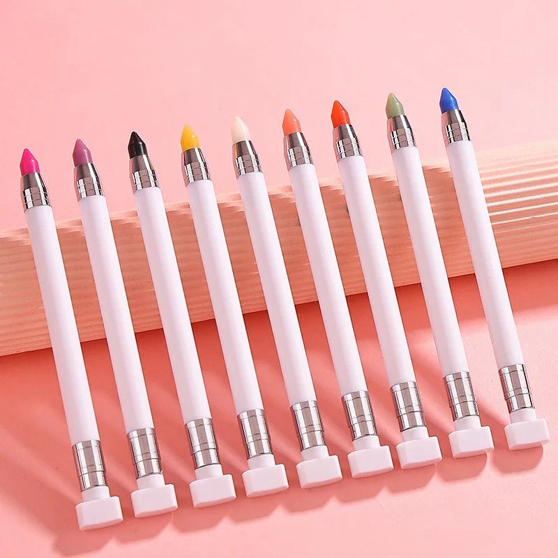 Custom Gem Stone Crystal Picker Dotting Tool Nail Diamond Art Rhinestone Wax Pencil for Rhinestones