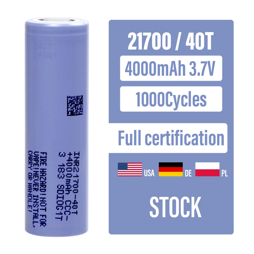 Battery Pack 48v 20ah 30ah for Ebike INR21700-40T INR21700 40T for samsung 21700 40t