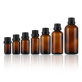 Guangzhou Custom and Stock 30ml 100ml Amber Glass Bottles with Crown Cap Screw Lids for Sealing