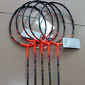 Full Carbon Wood Handle Badminton Rackets 30 LBS Tension Graphite-fiber 4U Badminton Racket Without Strings
