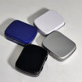 Food Grade Flip Top Tinplate Hinged Mini Mint Candy Snack Tin Box Chewing Gum Pills Tablets Packaging