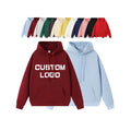 Custom HeavyWeight 330GSM  Hip Hop Solid Color Oversize Fashion Hoodies Loose Fit Thick Heavy Plain Design Premium Pullover
