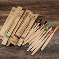 100% Organic Compostable Wholesale Biodegradable Disposable CE Certified Soft Charcoal Moso for Flat Handle Toothbrush Home