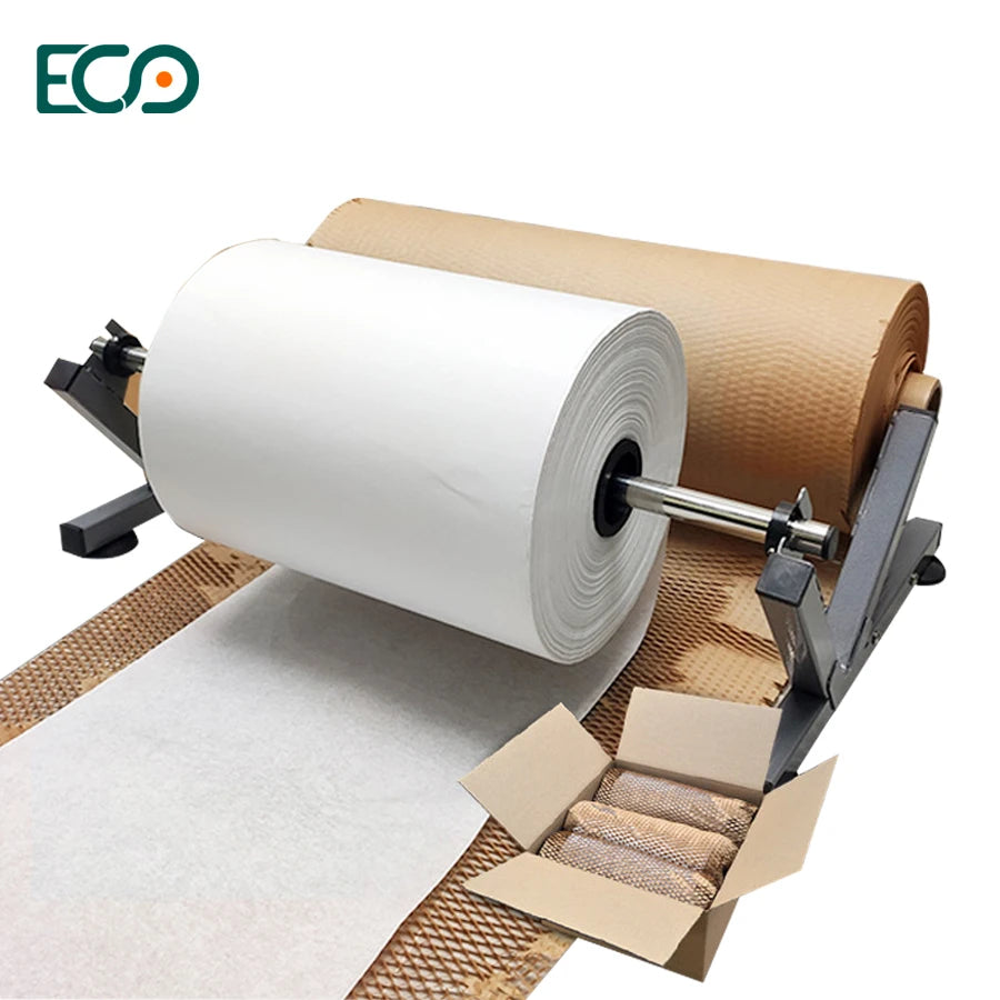 Zhuhai ECO Automatic Expands Dispenser Honeycomb Paper Wrapping Packing Machine