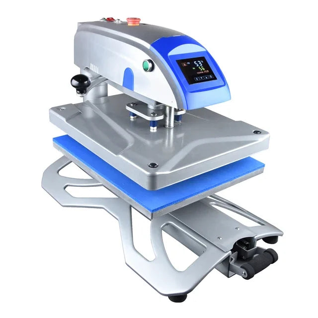 New 16 X 20 Slide T Shirt Sublimation Printing Machine Swing Away Auo Release Heat Press Machines with Lower Plates Replaceable
