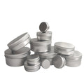Custom 30ml 50ml 80ml 100ml Aluminum Tin Containers Spice Jars for Packaging Loose Powder Blush Mascara Shampoo Wax