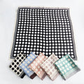 Factory Directly Wholesale 70*70 Polyester Silk Scarves 2024 Stock Ready to Ship Polka Dot Luxury Scarf Branding