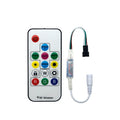 Mini RF 14-Keys Lock Remote Pixel LED Strip Controller DC5-24V 2048IC LED Magic Colour Dimmer