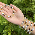 Healing Crystal Inspired Jewelry Natural Stone Charm Bracelet Lucky Friendship Zodiac Gemini Bracelet Gift for Men Women