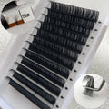 Private Label 0.03 0.05 0.07 Individual Lash Supplier Soft Matte Black Volume Lash Trays Mega Volume Cashmere Eyelash Extensions