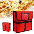 Custom Large Insulated 13-16 Inch Take Away Pizza Delivery Box Reusable Food Delivery Bags with Letter Pattern for Pizza