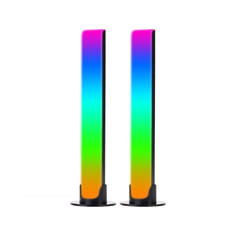 RGB Pickup Light Music Rhythm Lights USB Rechargeable Model Christmas Decoration Desktop RGB Light Bar Music Rhythm