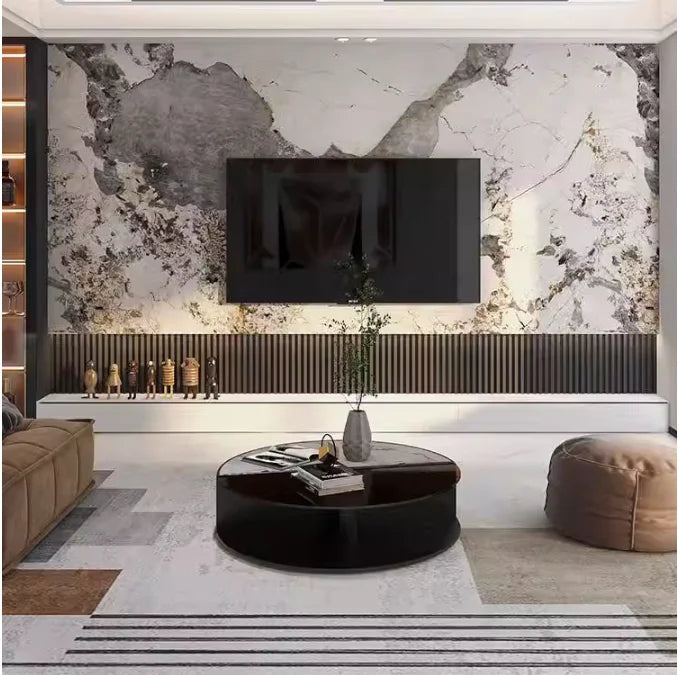 Bamboo Charcoal Wood Veneer Decorative Wall Panel Bamboo Carbon Fiber Wood Veneer