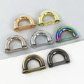 Meetee KY551 13mm DIY Handmade Zinc Alloy Bag Hardware Accessories Arch Bridge Shaped Connective Bag Side Buckle With Screw
