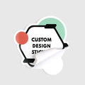 Custom Die Cut Adhesive Stickers Waterproof Cute Vinyl Design Custom Printing Option