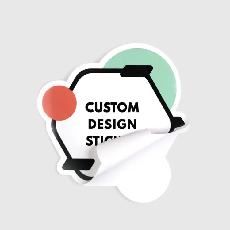Custom Die Cut Adhesive Stickers Waterproof Cute Vinyl Design Custom Printing Option