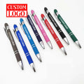 Personalized With Logo Print Ball Point Pen Advertising Cheapest Promotional Pen Gift Custom Plastic Metal Custom Ballpoint Pen