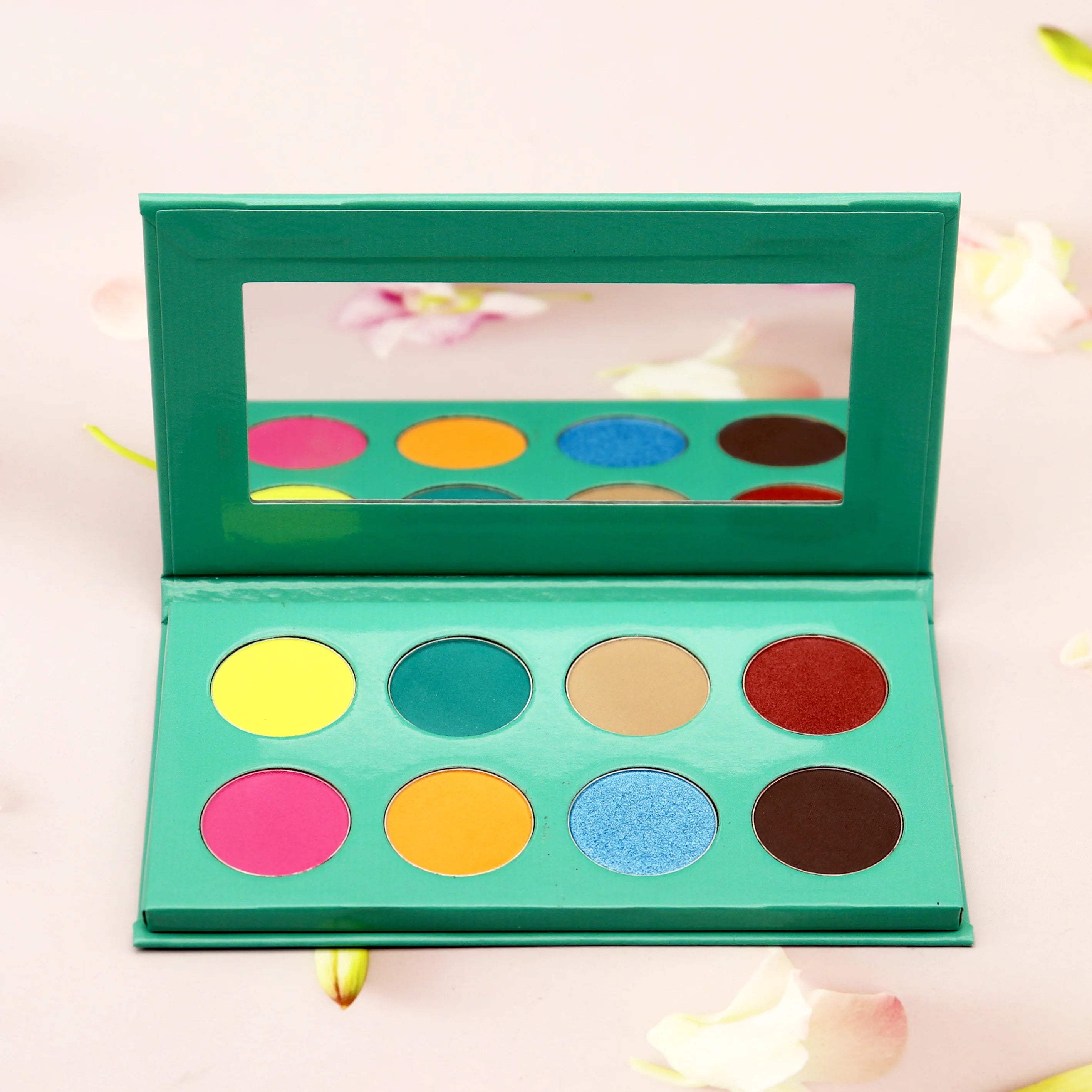Makeup Eye Shadow Diy 8 Color Eyeshadow Palette Private Label with Low MOQ
