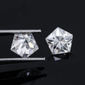 Wholesale Pentagram Cut VVS1 Clarity D Color 1 Carat Loose Moissanite with Color Play 9.25 Mohs Hardness for DIY Jewelry Making