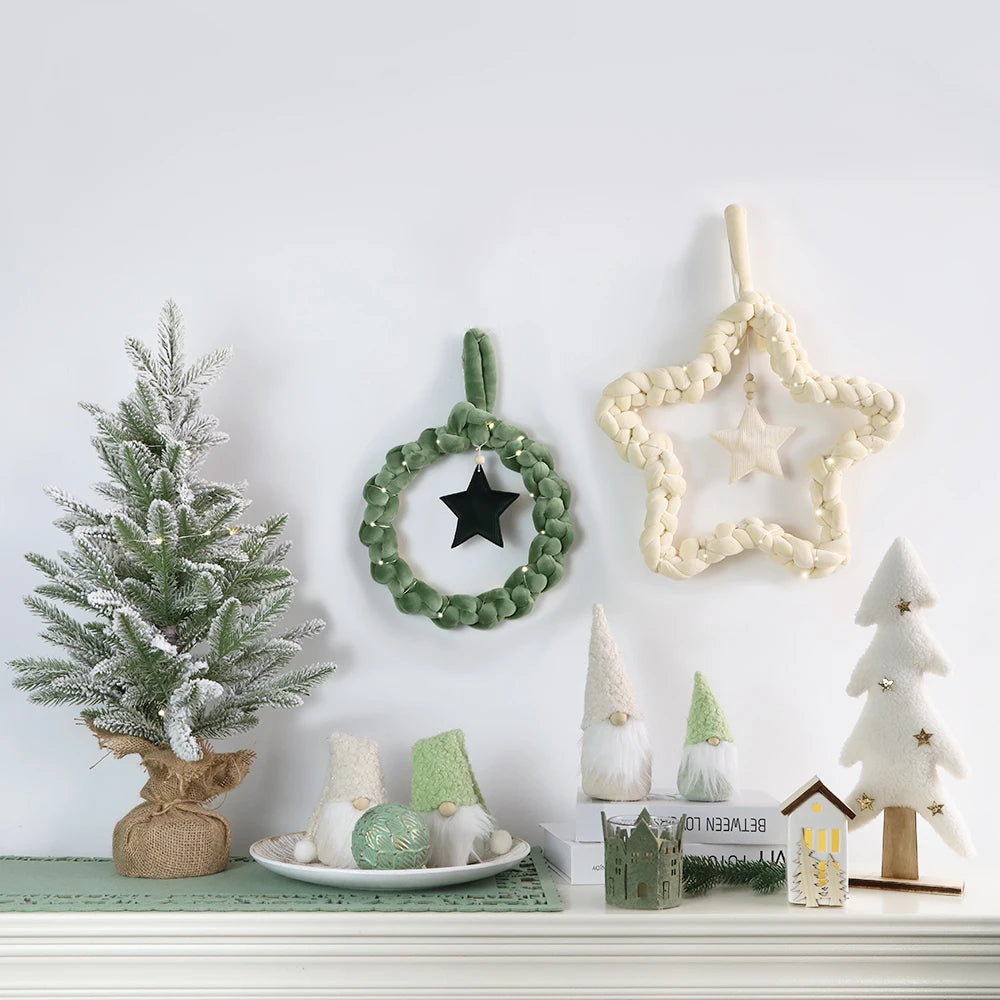 Fireplace Centerpieces Navidad Noel Gift Christmas Gnome Faceless Doll Xmas Tree Hanging Pendants