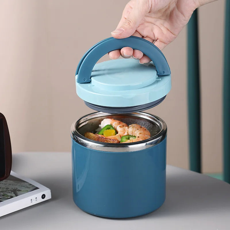 1000ml Lunch Bottle With Easy Take Warmer Heat Preserving Insulation for Drinks for Back to School MegaBDM