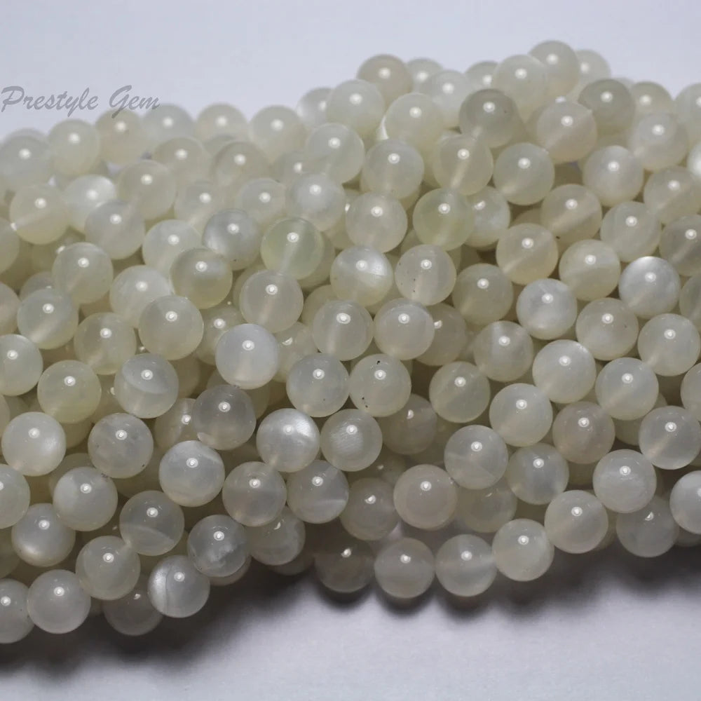 Wholesale Natural 6mm8mm10mm Milky Moonstone Round Beads Stone for Jewelry Making