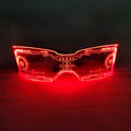 New Arrival LED Folding Light up Technology  Glasses Support Customized logo Party Sunglasses