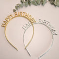 Lovely Happy Birthday Plastic Clasp Hair Ornaments Multicolor Birthday Decoration Birthday Girl Headband Crown