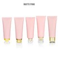 Daily Facial Cleaning White Green Pink Gold Soft Plastic test Tubes 15g 30g 50g 100g Plastic Packaging Tubes