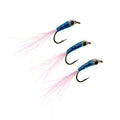 Factory Wholesale Trout Fishing Lure Epoxy Minnow Flies with Ice Dubbing Tail Saltwater Fly for River and Stream Fishing