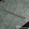 Customized Outdoor CNC Machined Titanium Alloy Ice Chisels with Wire EDM for Ice Climbing Supplies