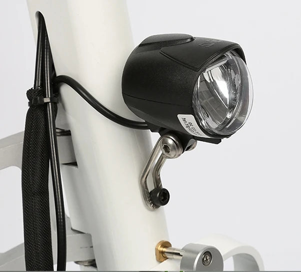 Universal Voltage 18-100v Headlight Frontlight LED Light With Horn and Switch Electric Scooter Bike MTB Mobility Conversion Part