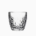 High Quality Transparent Crystal Whiskey Glass Cup with Embossed Waterwave Pattern 315ml Capacity for Bar or Party Drinking