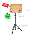 MUS016 Yinyu 1.5M Foldable Bamboo Music Stand with Portable Tripod Design for Orchestra Practice and School Music Classes