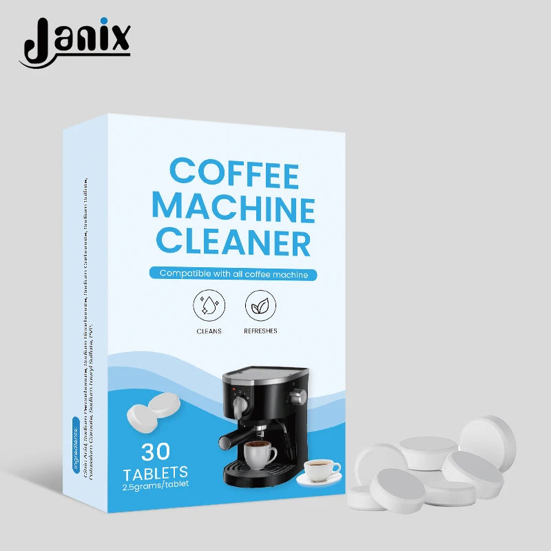 CE Bahfir Quick Easy Coffee Espresso Machine Cleaning Tablets Dissolve Stain Coffee Oil Coffee Maker 50%-80% Active