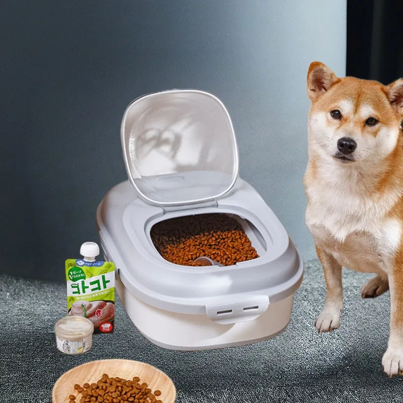 Manufacturer Wholesale Large Capacity Airtight Foldable Waterproof Pet Food Storage Container 25 kg With Rolling Wheel