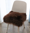 Luxury Australian Sheepskin Fluffy Car Seat Cushion 0.8KG Natural Pure Sheepskin Quilted Technique Lumbar Support Grade