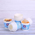 Disposable Small Paper Bowl Ice Cream Paper Cup Eco Friendly Food Grade Salad Bowl