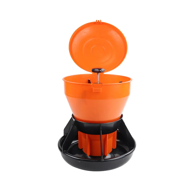 5kg/15kg Piglet Plastic Automatic  Feeder Equipment Outdoor Pig Self Feeder